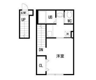 Wood Space Okusawa【2階】の間取り