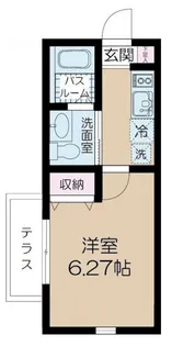 NSGATE五反野two【1階】の間取り