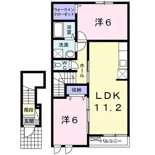 ダンデ ライオンB【2階】の間取り