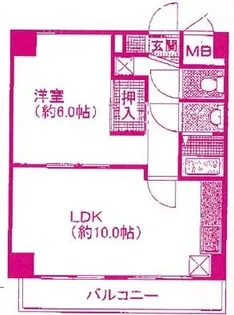 ラ・フロリダ【2階】の間取り