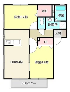 エクセラン【1階】の間取り
