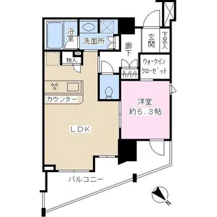 オーベル渋谷dL【6階】の間取り