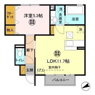 米沢ベース【1階】の間取り