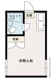 コーポユリ【1階】の間取り