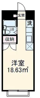 エステート亀ヶ谷【1階】の間取り