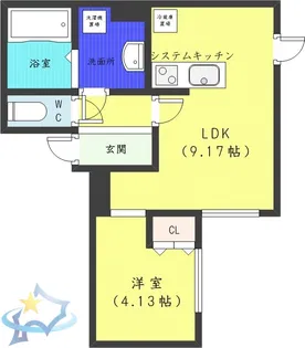 ゼスティ大通り【4階】の間取り