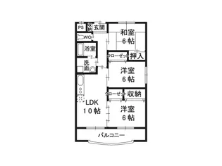 エクセリーナ【1階】の間取り