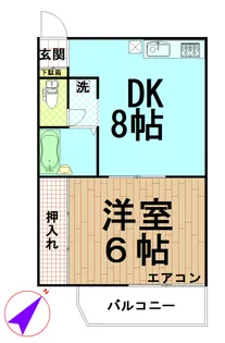 グランドールときわ台【1階】の間取り