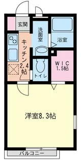 ミール・フォルトゥーナI【2階】の間取り