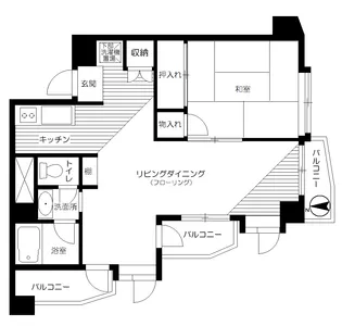 シャーレー原宿【7階】の間取り