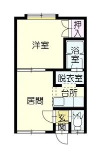 ツインハープ【2階】の間取り