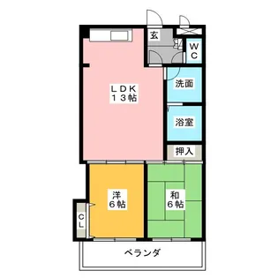 グレイシャス・U【2階】の間取り