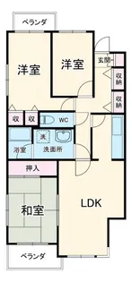 コートハウス藤が丘【1階】の間取り