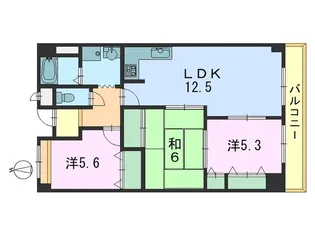 ピーアニ当麻【3階】の間取り