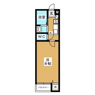 リバティーヒル【1階】の間取り