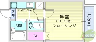 スターハイツ【2階】の間取り