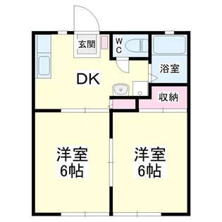 サンビレッジOGASA D棟【1階】の間取り