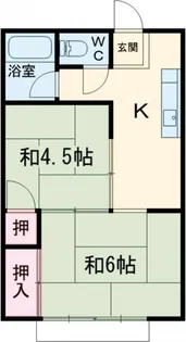 ハイツタケシマ【2階】の間取り