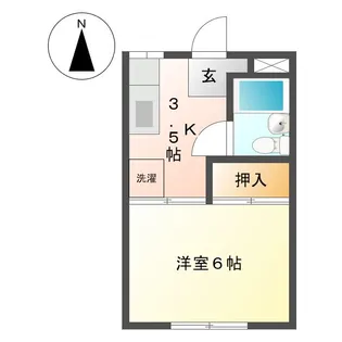 ムーンフレンド【3階】の間取り