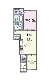 Serena【1階】の間取り