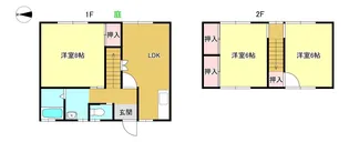 長野県駒ヶ根市赤穂【アパート】の間取り