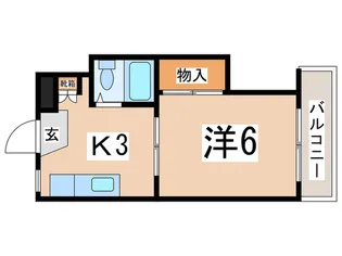 西ヶ谷ハイツ【2階】の間取り