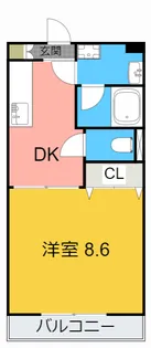 ヴィラ・ルース【2階】の間取り
