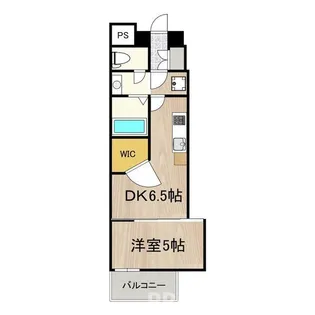 CITY SPIRE桜川II【7階】の間取り