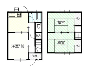 高知県高知市吸江【一戸建】の間取り