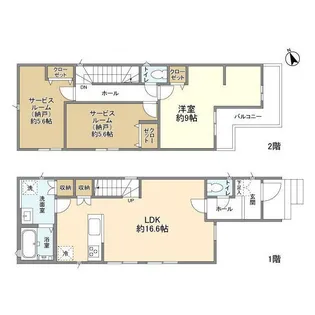 千葉県流山市美田【一戸建】の間取り