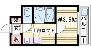 シティーヒルズII【4階】の間取り