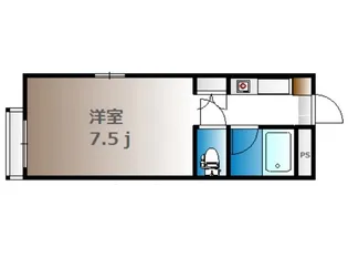 ハイム学南【1階】の間取り