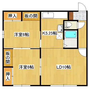 コーポマルミ【1階】の間取り