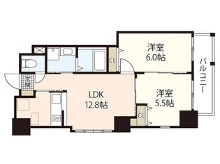 セントヒルズ並木【8階】の間取り