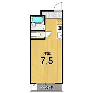 マンション馨【1階】の間取り