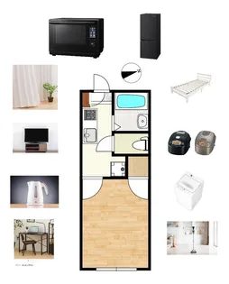 山本ハイツ・政所【1階】の間取り