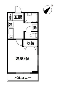 グリーンウエスト【3階】の間取り