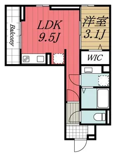 千葉県千葉市花見川区南花園1【アパート】の間取り
