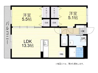 Berryts大在【4階】の間取り