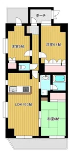 エクレール和光【9階】の間取り