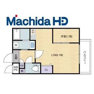 シーエムトワ【1階】の間取り