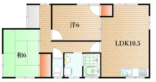 山口県下関市川中豊町1【一戸建】の間取り