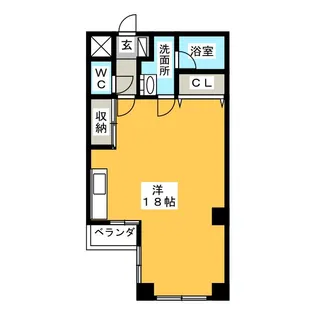 デザイナーズマンション Will【3階】の間取り