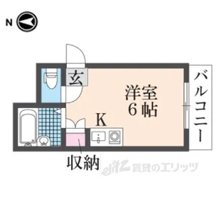 ペントハウス21【3階】の間取り