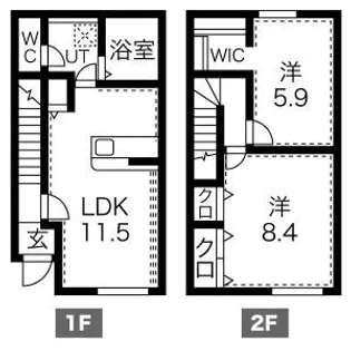 コンフォート埼玉北の間取り