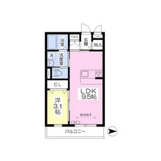 ラ バーゼ【3階】の間取り