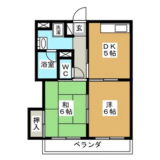 アビタ武蔵野【2階】の間取り