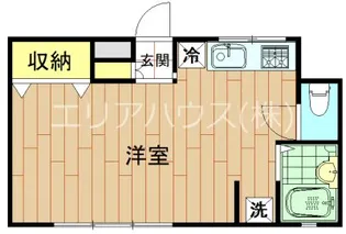 神奈川県川崎市中原区苅宿【アパート】の間取り