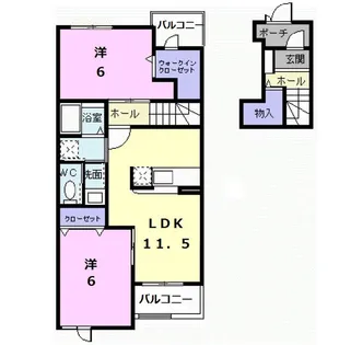 Sophia A【2階】の間取り