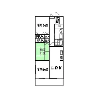 アイランドコート【1階】の間取り